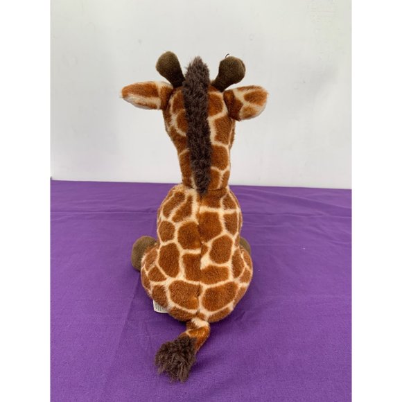 Giraffe 8 inch plush from Go Retail Group Brown Cream with brown feet & mane - Picture 5 of 12